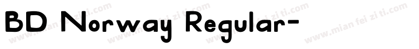 BD Norway Regular字体转换